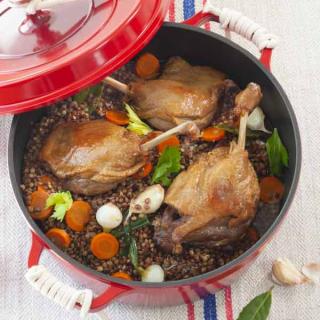 Confit de canard aux lentilles Confit de canard aux lentilles