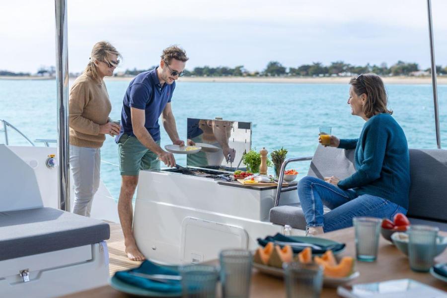 What materials do we use for our marine cooking appliances ?