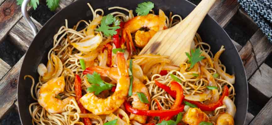 Pad thaï aux crevettes Pad thaï aux crevettes