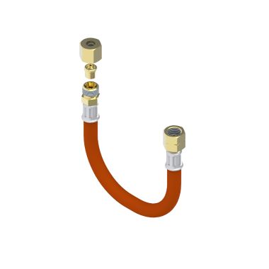 Flexible gaz 60 cm G1/4 - Bicone 8